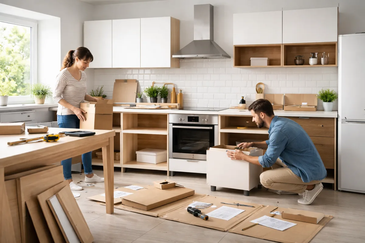 Comment installer une cuisine en kit dans sa maison