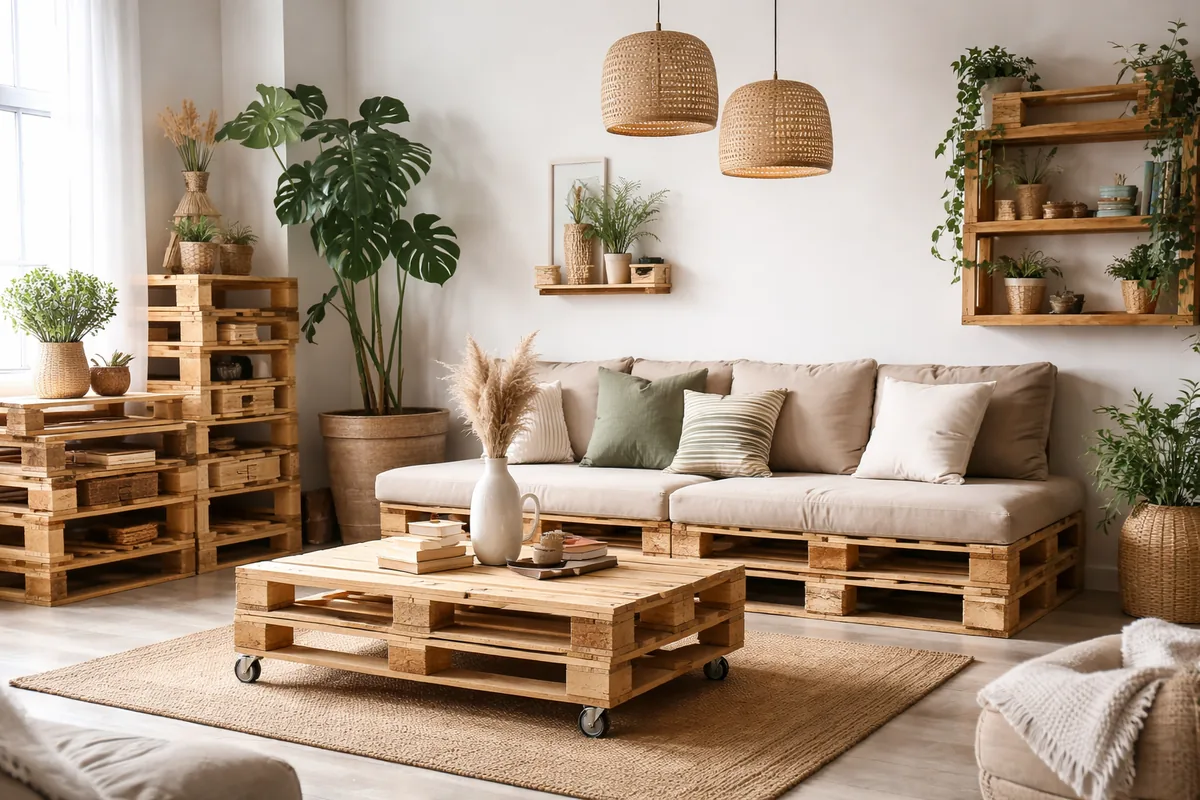Comment recycler des palettes pour un aménagement intérieur durable