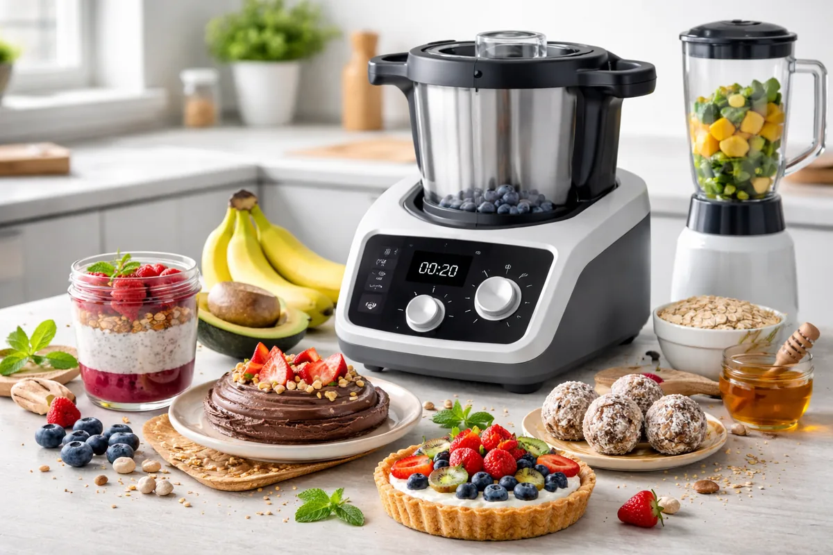 Comment préparer des desserts sains facilement avec un robot de cuisine