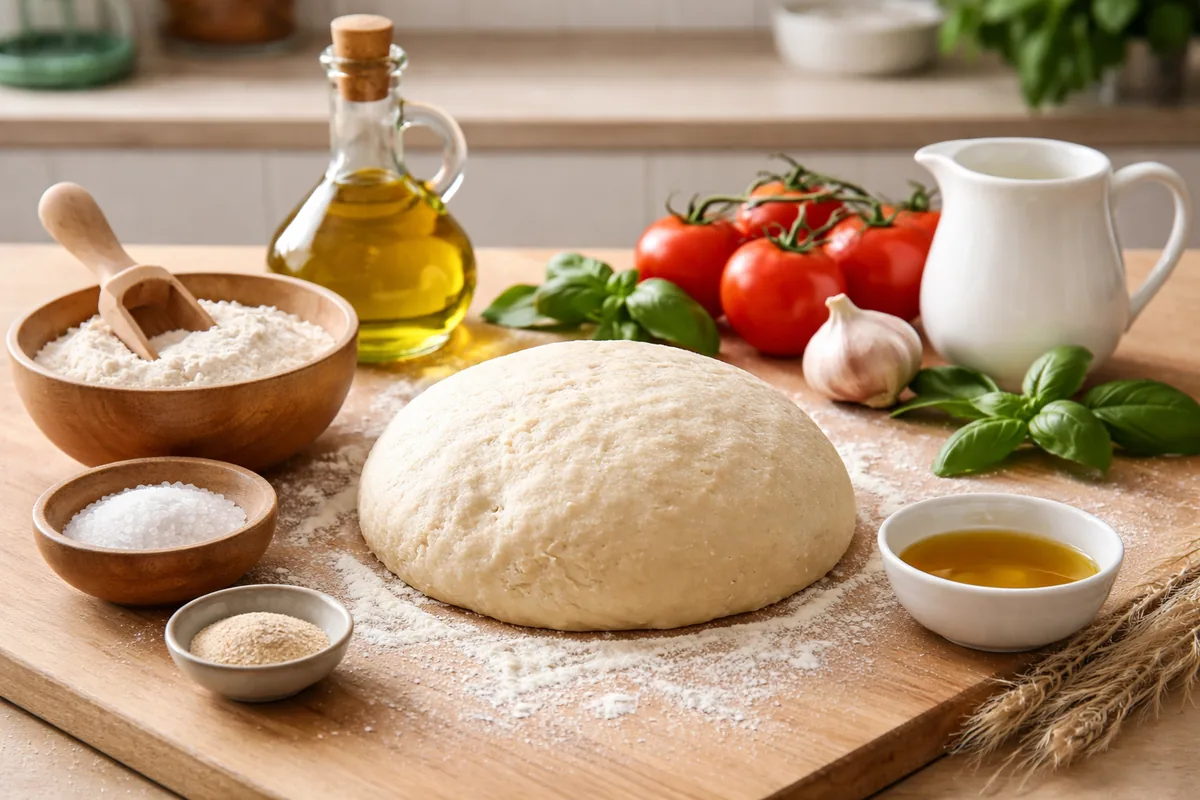 Comment préparer une pâte à pizza avec des ingrédients de base